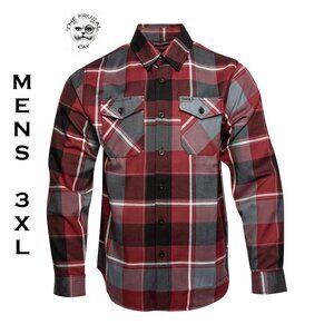 DIXXON FLANNEL - BRICK CITY Flannel Shirt - Men's 3XL